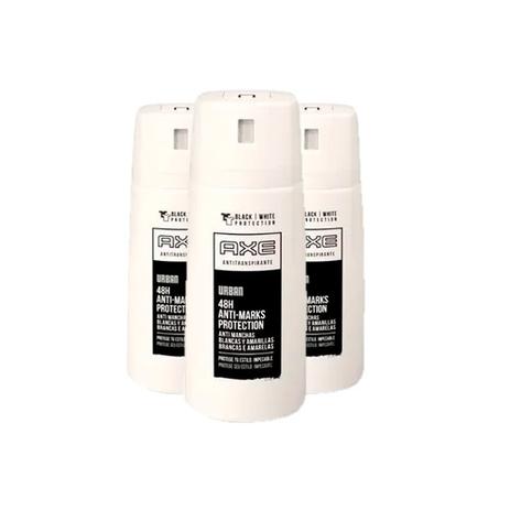 Kit 3 Desodorante Aerosol Axe Urban 90g Menor preço em Kit 3 Desodorante Aerosol Axe Urban 90g