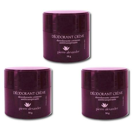 Kit 3 Desodorante Em Creme Pierre Alexander Antitranspirante 50g Menor preço em Kit 3 Desodorante Em Creme Pierre Alexander Antitranspirante 50g