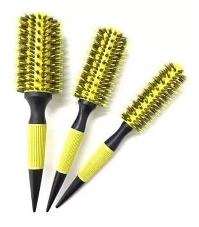 Kit 3 Escovas Profissionais Cabelo Cerdas De Javali - Bonitta Menor preço em Kit 3 Escovas Profissionais Cabelo Cerdas De Javali - Bonitta