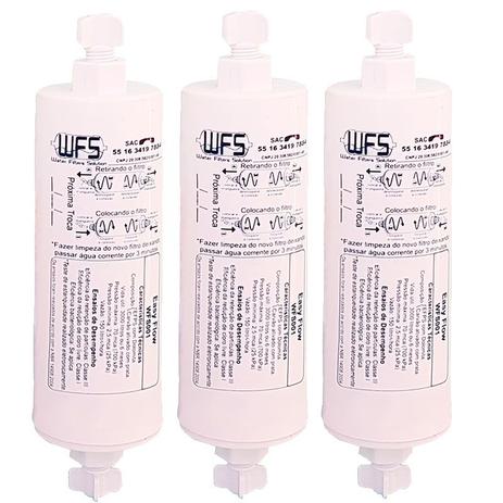 Kit 3 Filtro Refil para Geladeira Side by Side e Purificador Polar - Wfs Menor preço em Kit 3 Filtro Refil para Geladeira Side by Side e Purificador Polar - Wfs