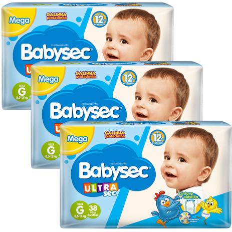 KIT 3 Fraldas GALINHA PINTADINHA - G - 114 unids - Experimente e se Surpreenda - Softys Menor preço em KIT 3 Fraldas GALINHA PINTADINHA - G - 114 unids - Experimente e se Surpreenda - Softys