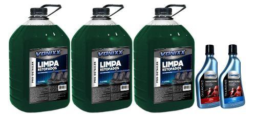 Kit 3 Limpa Estofados 5 L Hidracouro Higicouro Vonixx Menor preço em Kit 3 Limpa Estofados 5 L Hidracouro Higicouro Vonixx