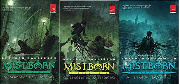 KIT 3 LIVROS MISTBORN SEGUNDA ERA As sombras de si mesmo + Os braceletes da perdição + A liga da lei Menor preço em KIT 3 LIVROS MISTBORN SEGUNDA ERA As sombras de si mesmo + Os braceletes da perdição + A liga da lei