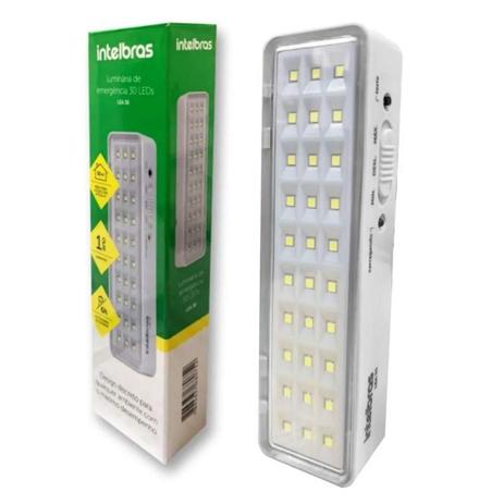 Kit 3 Luminárias De LED Intelbras LEA 30L De Emergência Autônoma Menor preço em Kit 3 Luminárias De LED Intelbras LEA 30L De Emergência Autônoma