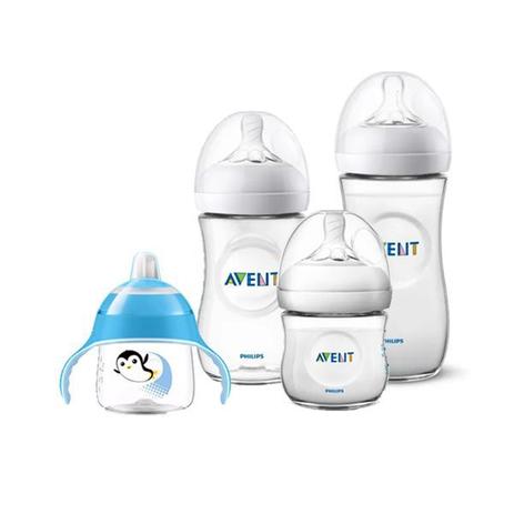 Kit 3 Mamadeiras Pétala 125 260 330ml e Copo Pinguim Azul - Philips Avent Menor preço em Kit 3 Mamadeiras Pétala 125 260 330ml e Copo Pinguim Azul - Philips Avent