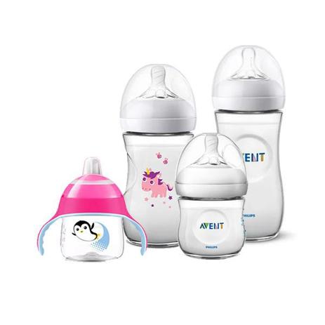 Kit 3 Mamadeiras Pétala 125 260 330ml e Copo Pinguim Menina - Philips Avent é boa?