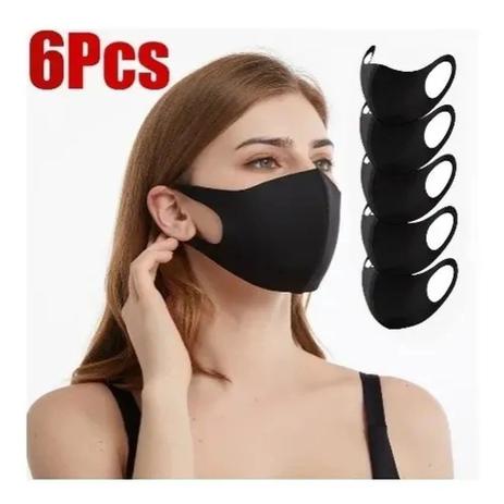 Kit 3 Mascaras Tecido Proteção Lavável Neoprene - Minha Loja Geek