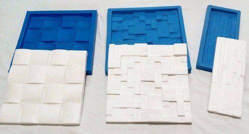 Kit 3 Moldes - Mosaico / ALmofada / Filete - Xmoldes formas 3d Menor preço em Kit 3 Moldes - Mosaico / ALmofada / Filete - Xmoldes formas 3d