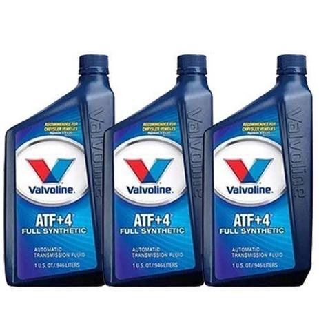 Kit 3 oleo cambio transmissao automatica valvoline atf4 sintetico 946 ml cada - kit00320 Menor preço em Kit 3 oleo cambio transmissao automatica valvoline atf4 sintetico 946 ml cada - kit00320