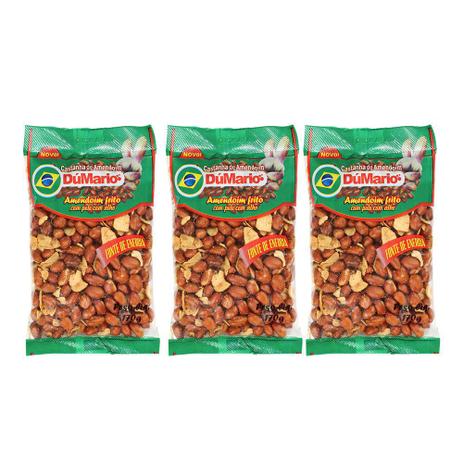 Kit 3 Pacotes Amendoim com Alho Frito com Casca Salgado 170 gramas - Amendoim dumario Menor preço em Kit 3 Pacotes Amendoim com Alho Frito com Casca Salgado 170 gramas - Amendoim dumario