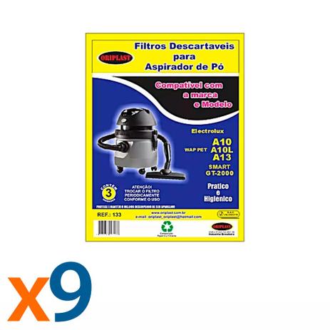 Kit 3 Pacotes Com 3 Sacos para Aspirador de Pó A10-A13-GT2000 Electrolux Compatível - Greenbelt é ruim? Kit 3 Pacotes Com 3 Sacos para Aspirador de Pó A10-A13-GT2000 Electrolux Compatível - Greenbelt é boa?