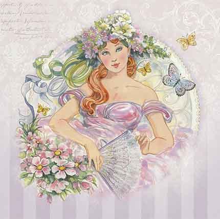 Kit 3 Papel Decoupage Adesiva 20X20 Mulher C/ Leque DA20-063 - Litoarte Menor preço em Kit 3 Papel Decoupage Adesiva 20X20 Mulher C/ Leque DA20-063 - Litoarte