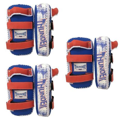 kit 3 Pares - Aparador De Chute Tradicional - Manopla Pao Thai Pad - muay thai / mma / kickboxing / artes marciais - Thunder Fight ref 279 Menor preço em kit 3 Pares - Aparador De Chute Tradicional - Manopla Pao Thai Pad - muay thai / mma / kickboxing / artes marciais - Thunder Fight ref 279