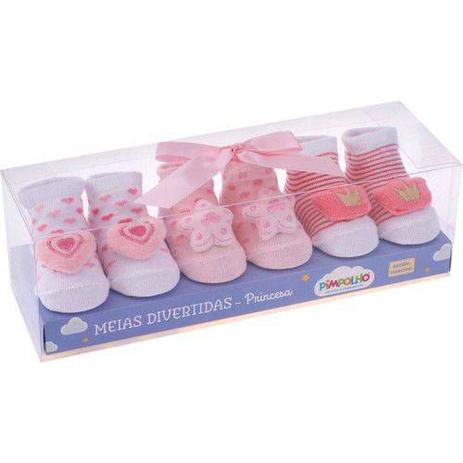kit 3 pares de meia pimpolho - Bolsas e Acessórios - Magazine Luiza