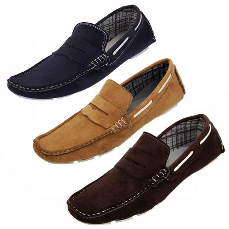 Menor preço em Kit 3 Pares Sapato Mocassim Masculino Sider Leve Confort Selten