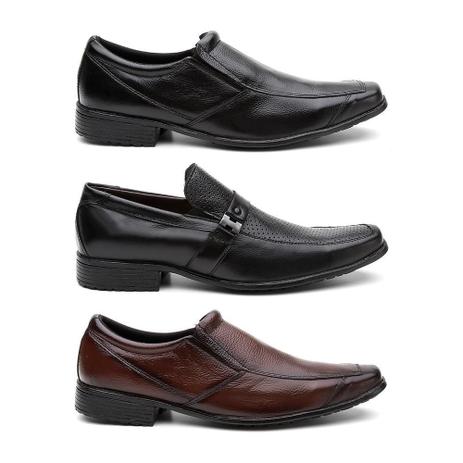 sapatos social masculino de couro