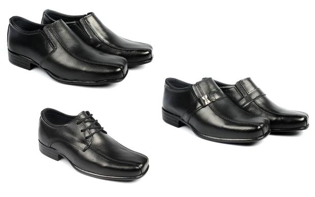 Kit 3 Pares Sapato Social Masculino Infantil Macio Festa - Garra Menor preço em Kit 3 Pares Sapato Social Masculino Infantil Macio Festa - Garra