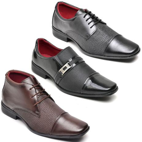 sapato social masculino solado de borracha