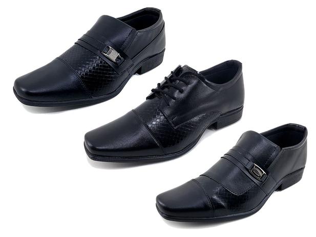 Kit 3 Pares Sapatos Masculino Moderno Macio - AS308 - Algarte Shoes - No  Magalu - Magazine Luiza