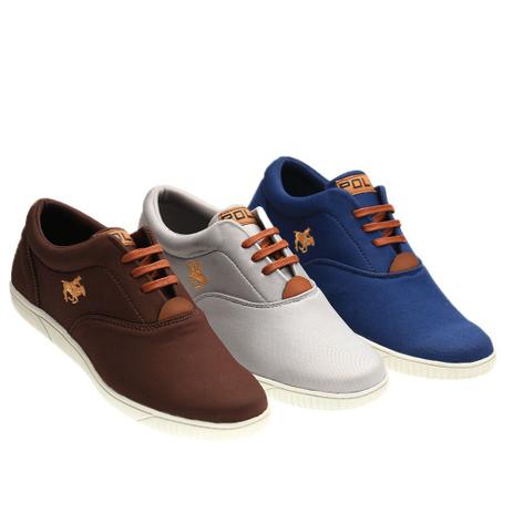 Kit 3 Pares Tênis Sapatênis Iate Casual Us Magazine - Polo - Sapatênis Masculino - Magazine Luiza