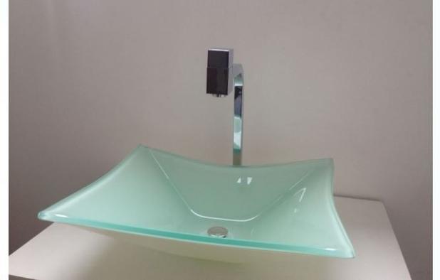 Kit 3 Peças Cuba Vidro Branca 41cm + Torneira Link + Válvula - Sollux é boa?