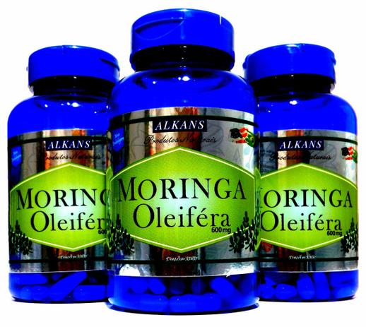 Kit 3 potes moringa oleifera extrato 180 capsulas - Alkans Menor preço em Kit 3 potes moringa oleifera extrato 180 capsulas - Alkans