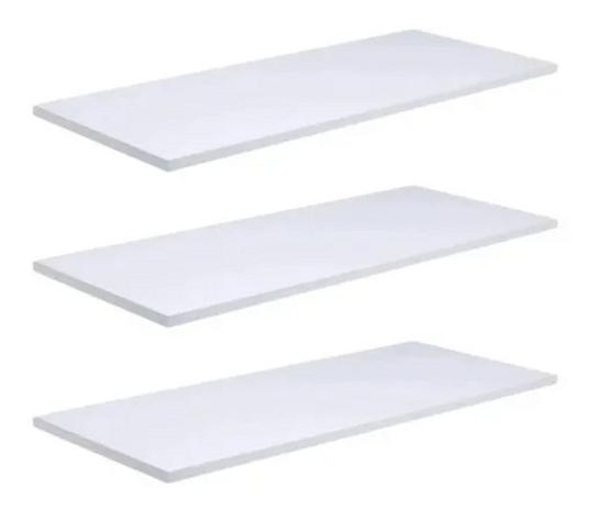 Kit 3 Prateleiras Mdf 15mm Organizador De Parede Suporte Cantoneira 30x15 Branco - Madeira 03 - MAIS MARCENARIA Menor preço em Kit 3 Prateleiras Mdf 15mm Organizador De Parede Suporte Cantoneira 30x15 Branco - Madeira 03 - MAIS MARCENARIA