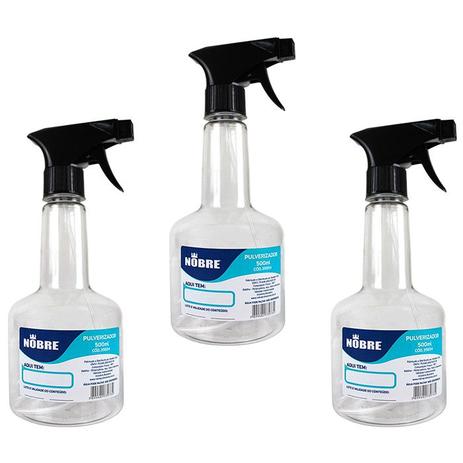Menor preço em Kit 3 Pulverizador Borrifador de Água 500ml - Vendasshop