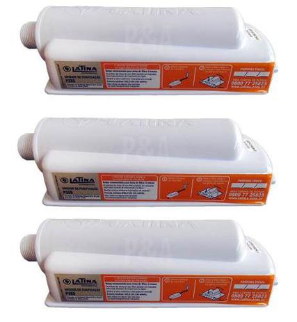 Kit 3 Refil Filtro Latina P355 Original 3 Estágios Menor preço em Kit 3 Refil Filtro Latina P355 Original 3 Estágios