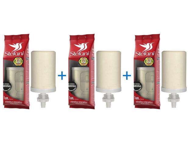 KIT 3 Refil Vela Tradicional Para Filtro Barro São João - CERAMICA STEFANI Menor preço em KIT 3 Refil Vela Tradicional Para Filtro Barro São João - CERAMICA STEFANI