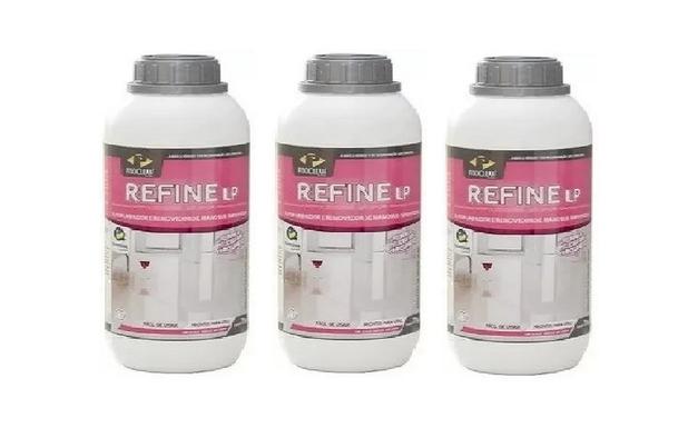 Kit 3 Refine Lp Piso Clean Tira Manchas Porcelanato 1L - Pisoclean Menor preço em Kit 3 Refine Lp Piso Clean Tira Manchas Porcelanato 1L - Pisoclean