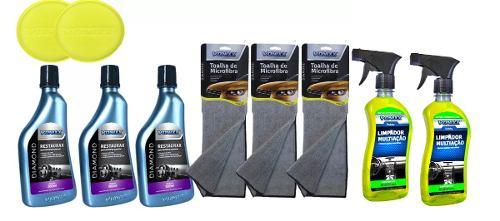 Kit 3 Restaurax 3 Toalhas Microfibra 2 Aplicadores Multiacao - Vonixx Menor preço em Kit 3 Restaurax 3 Toalhas Microfibra 2 Aplicadores Multiacao - Vonixx