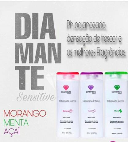 Kit 3 sabonetes intimo diamante Menor preço em Kit 3 sabonetes intimo diamante