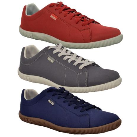 Kit 3 Sapatênis Masculino Cadarço Tecido Confortável Casual - Polo Blu - No  Magalu - Magazine Luiza