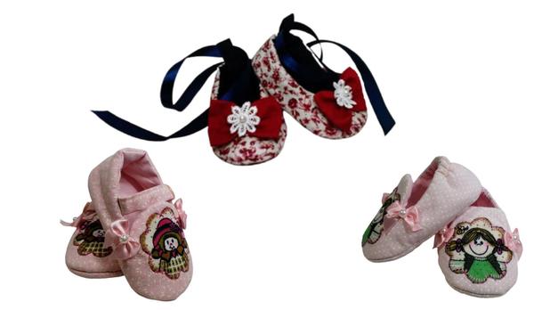 Kit 3 Sapatinhos de Bebês - Vany Ferraris - Sapatinho de Bebê - Magazine  Luiza