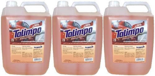 Kit 3 Shampoo Automotivo Lava Autos 5l Ph Neutro Talimpo Menor preço em Kit 3 Shampoo Automotivo Lava Autos 5l Ph Neutro Talimpo