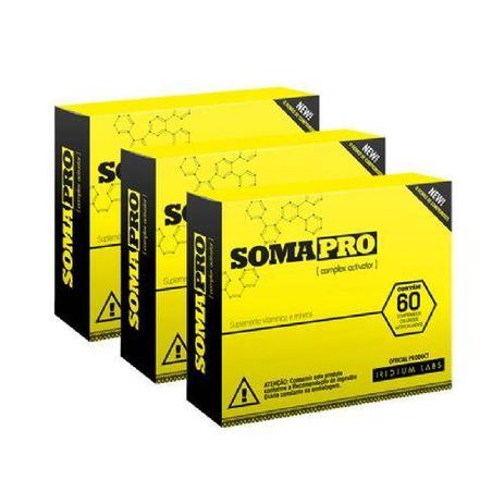 Kit 3 Somapro - 60 Cápsulas - Iridium Labs - Intlab Menor preço em Kit 3 Somapro - 60 Cápsulas - Iridium Labs - Intlab