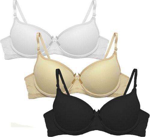 Kit 3 Sutiãs Com Bojo Microfibra, Soutien Atacado Sutia Bojo - lovelace -  Sutiã - Magazine Luiza