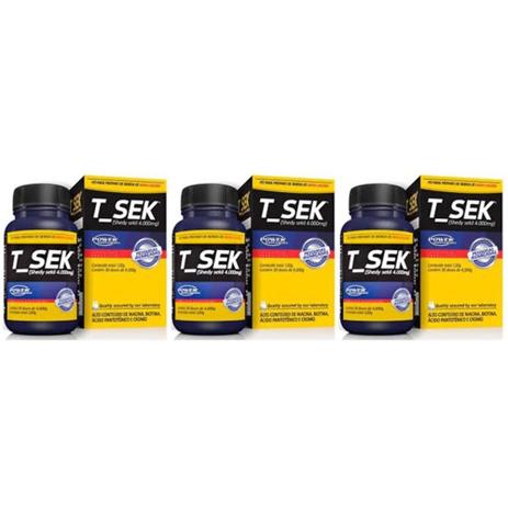 Kit 3 T-Sek - Emagrecedor Diurético (30 Doses/120g) - Power supplements Menor preço em Kit 3 T-Sek - Emagrecedor Diurético (30 Doses/120g) - Power supplements