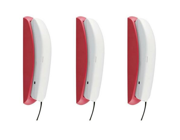 Kit 3 Telefone com fio Gondola TC 20 Cinza / Rosa Intelbras Menor preço em Kit 3 Telefone com fio Gondola TC 20 Cinza / Rosa Intelbras
