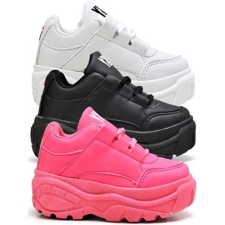Kit 3 Tênis Infantil Búfalo Sola Alta Conforto Leve Macio - OUSY SHOES - Tênis  Infantil - Magazine Luiza