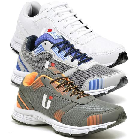 Kit 3 Tênis Masculino Cadarço Conforto Caminhada Dia a Dia - OUSY SHOES Menor preço em Kit 3 Tênis Masculino Cadarço Conforto Caminhada Dia a Dia - OUSY SHOES