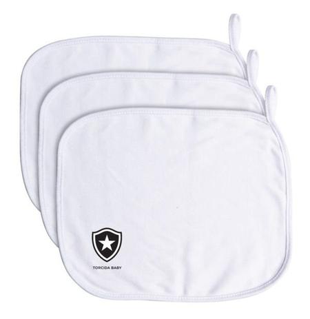 Kit 3 Toalhinhas de Boca Bebê Botafogo - Torcida Baby Menor preço em Kit 3 Toalhinhas de Boca Bebê Botafogo - Torcida Baby