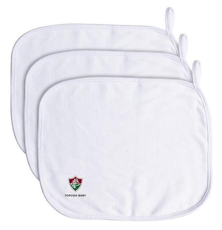 Kit 3 Toalhinhas de Boca Bebê Fluminense - Torcida Baby Menor preço em Kit 3 Toalhinhas de Boca Bebê Fluminense - Torcida Baby