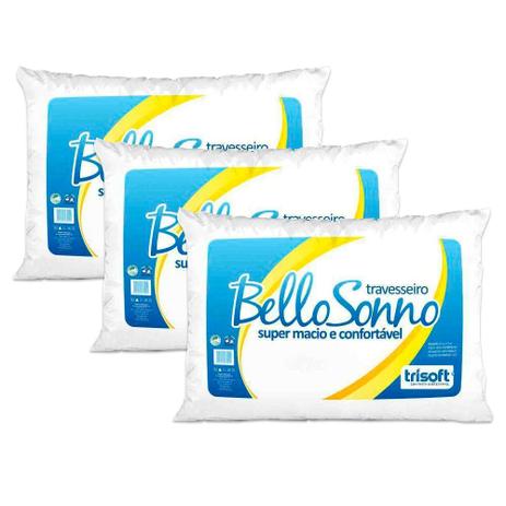 Kit 3 Travesseiros Bello Sono 45x65 Trisoft é ruim? Kit 3 Travesseiros Bello Sono 45x65 Trisoft é boa?