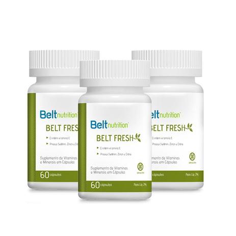 Kit 3 Unidades Belt Fresh Desodorante Corporal Belt Nutrition Menor preço em Kit 3 Unidades Belt Fresh Desodorante Corporal Belt Nutrition