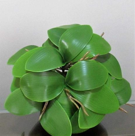 Kit 3 Unidades De Folhas De Orquideas Artificiais Realista 26 Cm Decora Flores Artificiais Flor E Planta Artificial Magazine Luiza