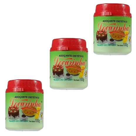 Kit 3 X Adoçante Dietético Doçurinha 100g - Palazzo do Diet Light Menor preço em Kit 3 X Adoçante Dietético Doçurinha 100g - Palazzo do Diet Light