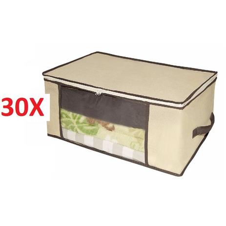 Kit 30 caixa organizadora de guarda roupa organizador dobravel armario closet - Gimp Menor preço em Kit 30 caixa organizadora de guarda roupa organizador dobravel armario closet - Gimp