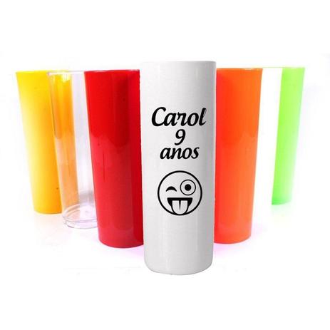 Kit 30 Copo Acrílico Personalizado Emoji - Aluá festas Menor preço em Kit 30 Copo Acrílico Personalizado Emoji - Aluá festas